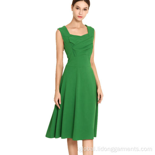 Cocktail Dresses 2020 New Types of Women Causal Sleeveless Dress Supplier